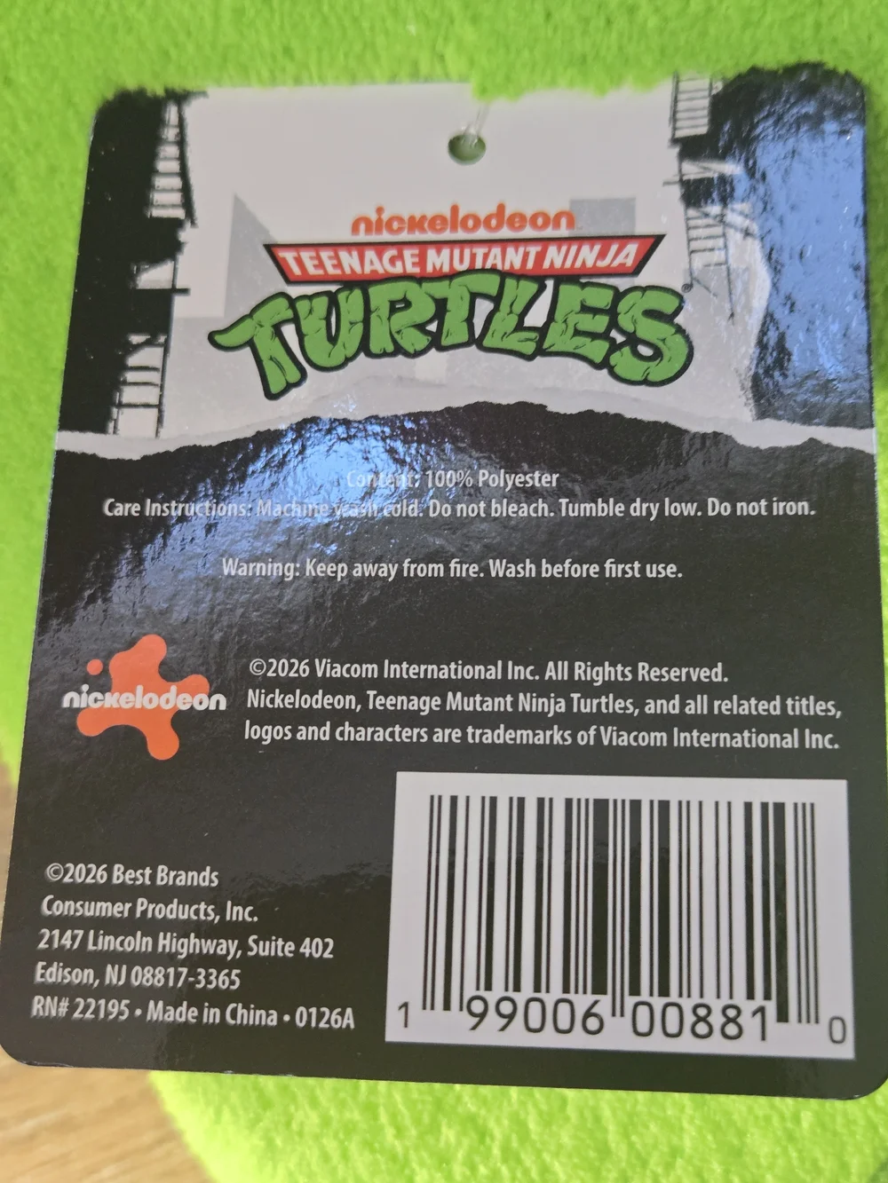 Teenage Mutant Ninja Turtles Pet Placemat with 4 Pack Cat Toy